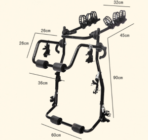 捷驁車尾懸掛架汽車車載自行車架 行李架懸掛架車尾架單車架3輛